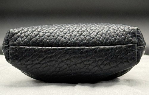 Vintage Dooney & Bourke All Weather Leather Kiss-Lock Coin Purse Navy Read*** - Picture 8 of 18