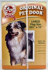 Ideal Pet Products Original Pet Door Large PPDXL New Sealed Box 10.5  x 15  Flap