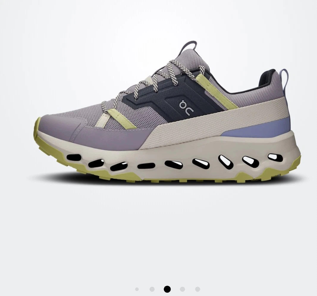 On Cloudhorizon WOMEN Low Top Lace-Up Hiking Sneakers Gray/Green New Box
