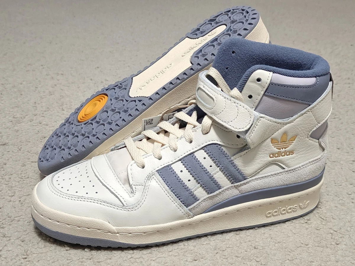 Adidas Forum 84 High Blue Thread Off-White Lilac US Men Size 9.5 Adidas Origial Forum Mid Top Mens Size 10 | Mercari main image 3
