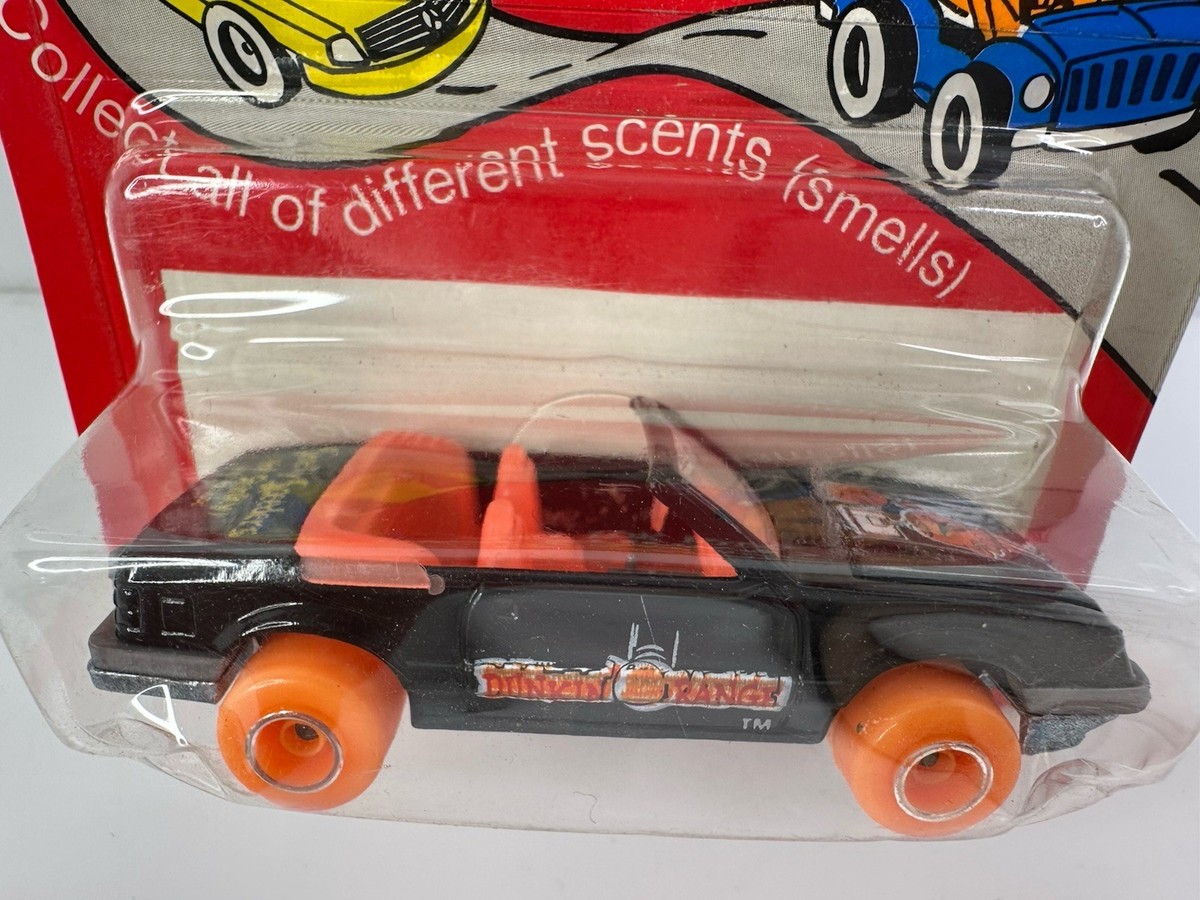 Rare Vintage 1990 Majorette Smelly Speeders Dunkin' Orange Ford