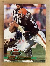 Mike Johnson, 1993 Stadium Club, #394, Cleveland Browns,