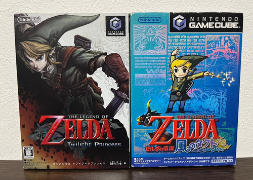 The Legend of Zelda Twilight Princess & Wind Walker Tact Nintendo Gamecube Japan