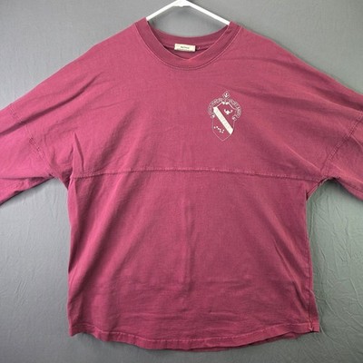 Spirit Alpha Phi Spirit Jersey Women Large Maroon Long Sleeve Sorority Tee