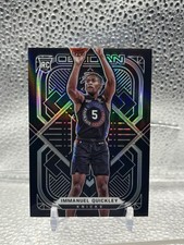 2020-21 Panini Obsidian #154 Immanuel Quickley Rookie RC Silver