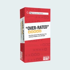 Over-Rated Party Game By The Creators Of What Do You Meme Fun Adult Games Cards