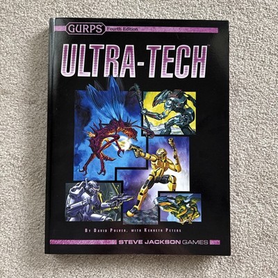 Gurps Ultra-tech 4th Edition Steve Jackson Games Science-Fiction Sourcebook