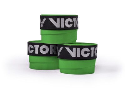 Badminton Griffband Überband Victor Overgrip Tour grün 3er Pack sehr griffig!!!