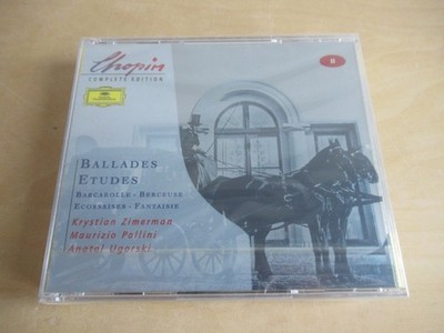 Chopin Edition-Ballades, Etudes-Zimerman, Pollini, Ugorski-sealed 2er DGG CD