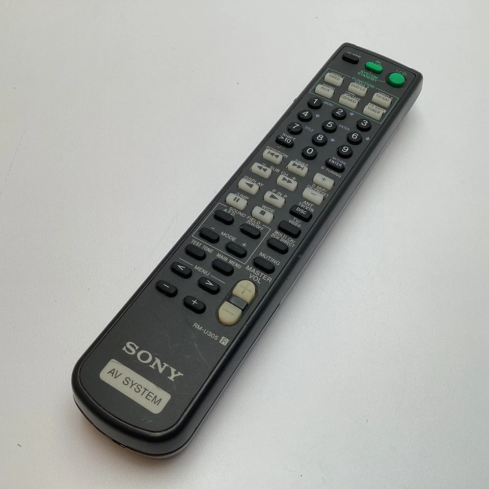 Sony RM-U305 AV Sistema Receptor Control Remoto Original Original OEM Foto 2 de 4