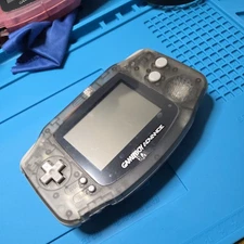 Nintendo Game Boy Advance Clear Glacier AGB-001 - With Brand new shell 