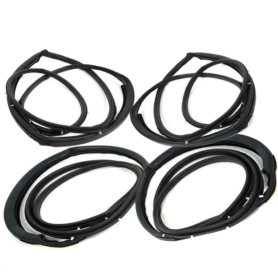 Комплект резиновых уплотнений для передней задней двери подходит для Toyota Corolla Altis 2003-2007 - Изображение 3 из 4