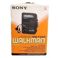Sony Walkman FM/AM Cassette Player, Battery Operated, Used