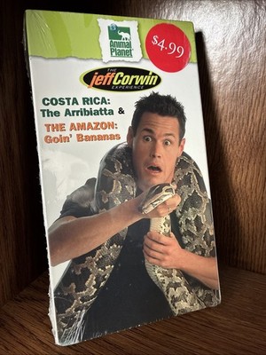 Jeff Corwin Experience Costa Rica The Arribiatta & Amazon Goin' Bananas VHS Tape