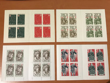 CARNETS TIMBRES CROIX ROUGES, ANNEE 1972,1977,1978,1979