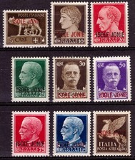ITALIA Occupazione Isole Jonie 1941 - Serie completa (9v)  MLH* #G#JOM