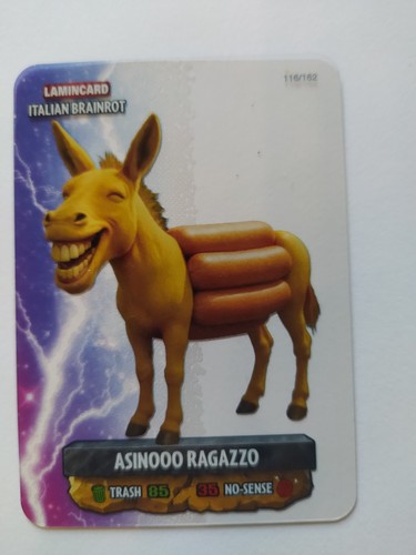 LAMINCARD ITALIAN BRAINROT MULTIVERSE - VENDITA CARTE SINGOLE - Photo 121/165