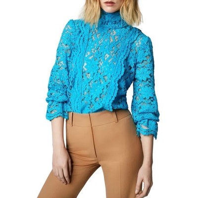 Smythe Blue Lace Women's Top