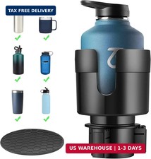 TYKOR Car Cup Holder Expander, Cup Holder Extender for Car with Adjustable Base,