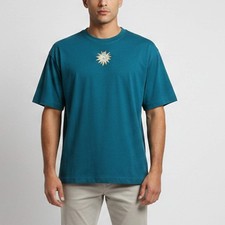 OffWhite Teal Jersey Spark Puppet Jade Tshirt...