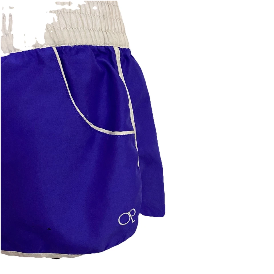 Pantalones Cortos Y2K OP Juniors LG 11/13 Uva De Colección Tabla Natación Playa Atletismo Pantalones Calientes Foto 3 de 4