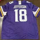 Justin Jefferson Signed NFL Minnesota Vikings Nike Limited Football Jersey