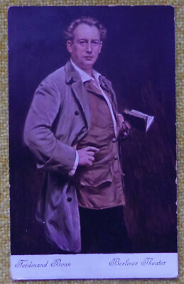 Ansichtsk/Künstlerkarten Ferdinand Bonn-Berliner Theater- Schauspieler  (7-22)