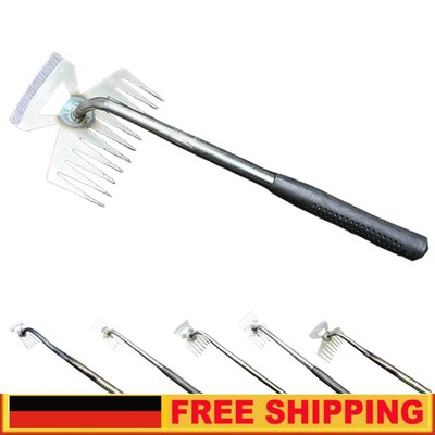 2 In 1 Uprooting Weeding Tools Garden Shovels Hand Weed Removers V Fork Manual D