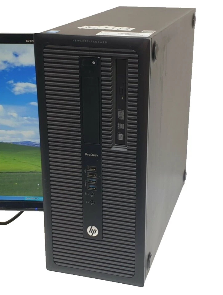 🕹️ HP Windows XP TOP Gamer PC Computer i5 HD 4x 3,20GHz 250GB 4GB DVD-RW RS 232