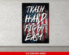 Motivational Weightlifting Banner - Home Gym Decor - USA Patriotic