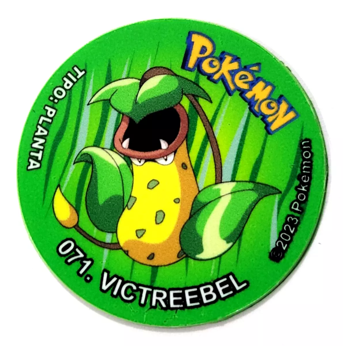 TAZO POKEMON EC1 #071 VICTREEBEL 2023 Kanto PERU South America Pogs Flips  Taps