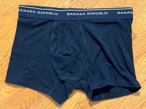Men Sz M ~ Banana Republic™ Tech Sport Trunk Boxer Brief Underwear Navy