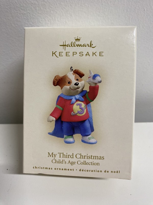 Hallmark 2007 MY THIRD CHRISTMAS "Child's Age Collection" Boy- NEW- READ