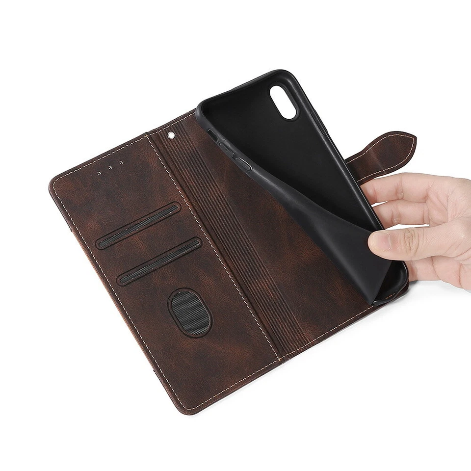 Genuine Leather Case Cover For Huawei Honor 10 Pro 20 30 50 Lite 60 70 V10 View - Image 2 of 4