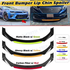 Universal Car Front Bumper Lip Automotive Splitter Cover Spoiler Protector Kit