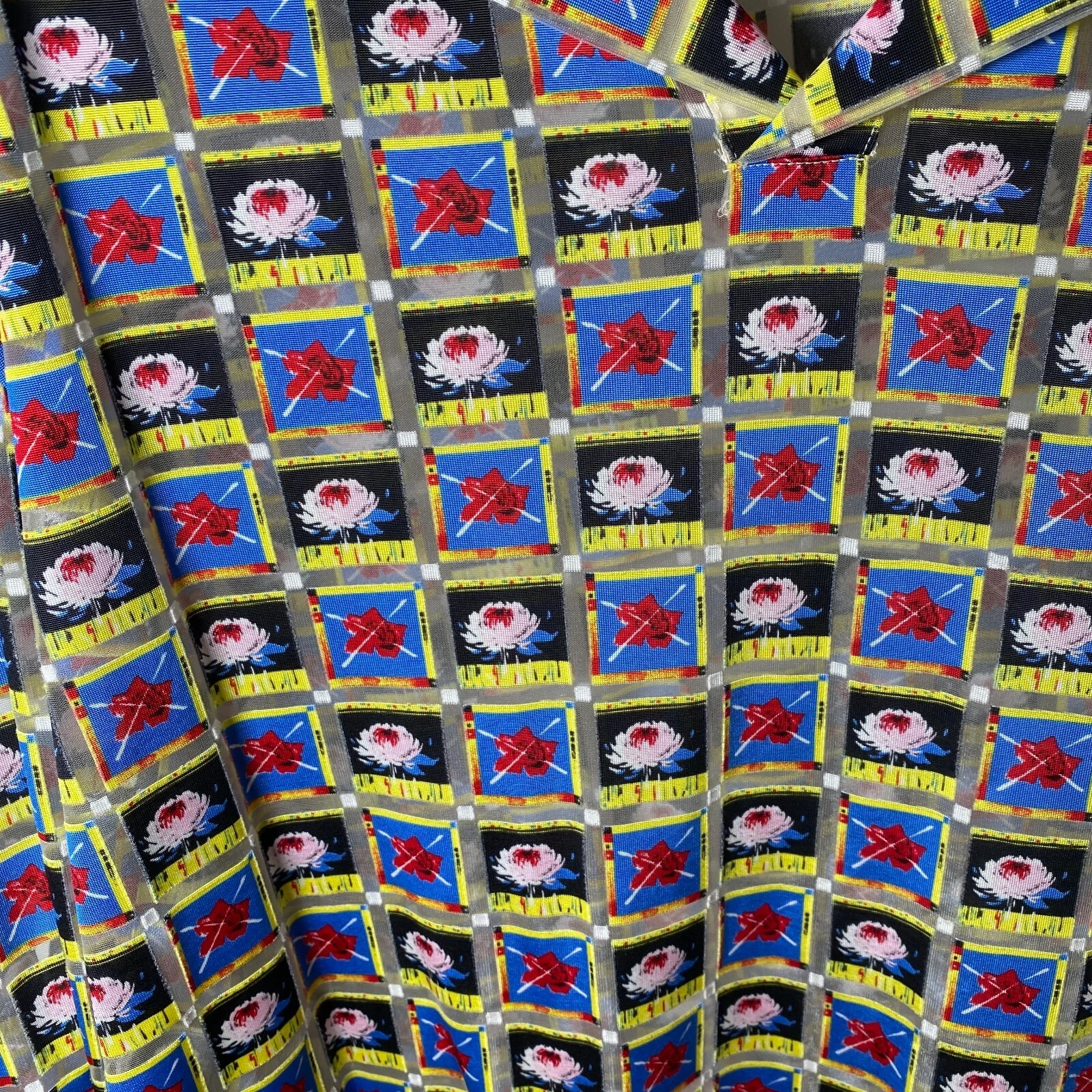 Camicia seta stampa floreale Gianni Versace taglia 50 uomo collezione firmata