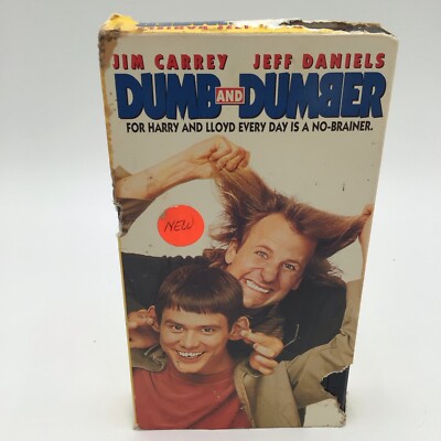 Dumb and Dumber Movie (VHS, 1995) CLASSIC FUNNY COMEDY MOVIES JIM CARREY