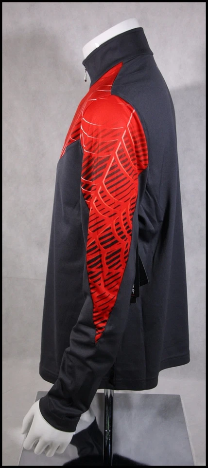 $95 NEW SPYDER ANGLE BASE LAYER T-NECK DRY WEB SKI SHIRT MENS M L SLATE - Image 2 of 4
