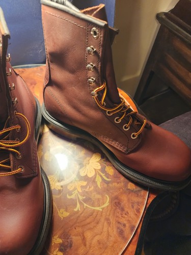 REDWING Steel Toe Safety Leather Oil Resistant Mens Boot Size 8 - Picture 2 of 9