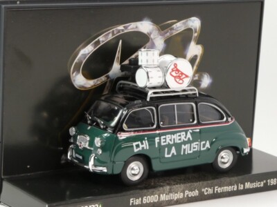 Brumm Fiat 600D Multipla POOH Who Will Stop Music 1981 - 2016 1/43 S16/01B