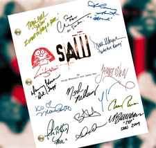 Saw Movie Script Signed- Autograph Reprints- Jigsaw- Saw Movie Screenplay