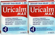 Uricalm Max Strength Urinary Pain & Burning 24ct ( 2 pack ) -- NEW LOOK ARRIVING