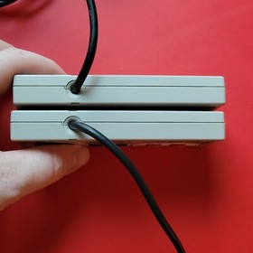 Pair Nintendo NES-004 Controllers OEM Vintage Controller A B Select Start Tested