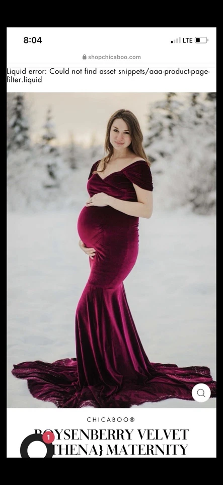 Maternity Photo shoot Dress - Image 2 of 2