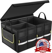 Organizador de almacenamiento para automóvil con múltiples compartimentos US NEW