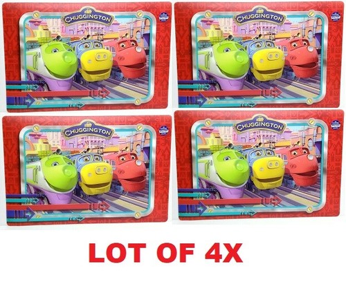 SET 2x 4x 6x Chugginton Zug Tischsets Vinyl Esstisch Dekor Kinder BPA frei - Bild 2 von 7