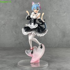 Anime ReZero Rem Cosplay PVC 22,5 cm Figura Linda Estatua Modelo Colgante Juguete Regalo