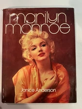 "MARILYN MONROE" (1983 Janice Anderson) 1st English Ed. Hardcover + Dustjacket