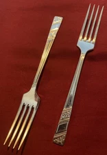 Pair Of Vintage Silver Plated Dinner Forks By Viners Of Sheffield c.1960’s