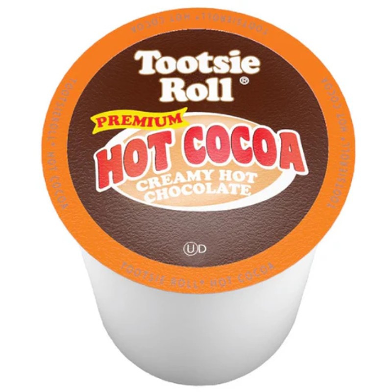 12x Tootsie Roll Chocolate Premium Hot Cocoa Keurig K Cup Pod Beverage Mix 053o 3990₽